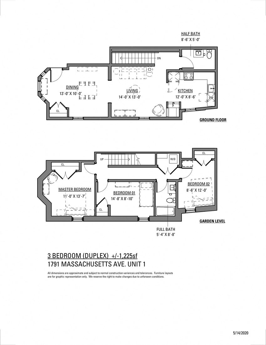 1791 MASSACHUSETTS , UNIT 1